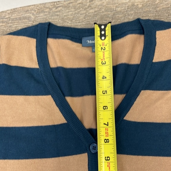 Modcloth Charter School Striped Cardigan Size XS - Picture 8 of 9